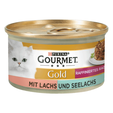 GOURMET Gold Raffiniertes Ragout Duetto mit Lachs & Seelachs