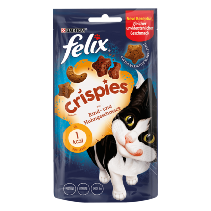 FELIX Crispies mit Rind- & Huhngeschmack