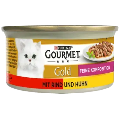 GOURMET™ Gold Feine Komposition mit Rind und Huhn Seitenansicht