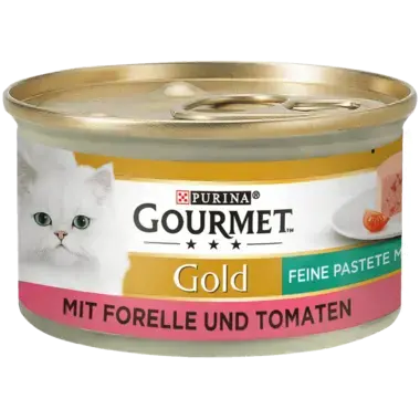 GOURMET™ Gold Feine Pastete mit Forelle und Tomaten Vorderansicht