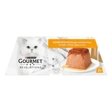 GOURMET® REVELATIONS Mousse mit Huhn, überzogen mit köstlicher Sauce Vorderansicht